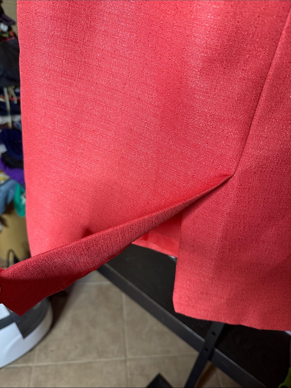 Le Suit Coral Pink 2-Piece Skirt Suit Set Size 6 Career Office - Picture 13 of 13